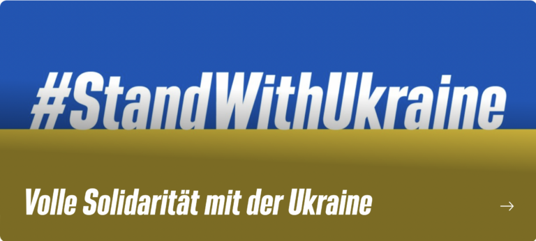 Bundesweite Solidaritätsveranstaltungen mit den Menschen in der Ukraine.